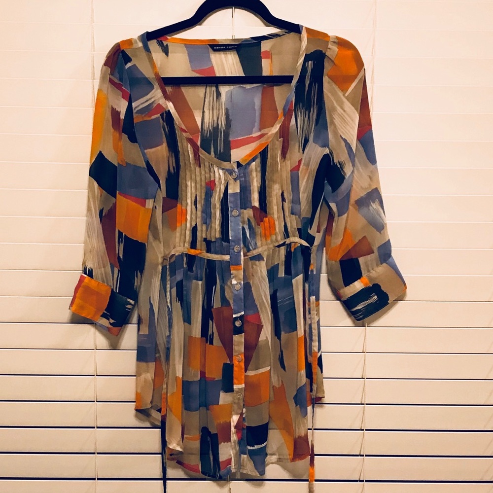 New York & Compant patterned blouse